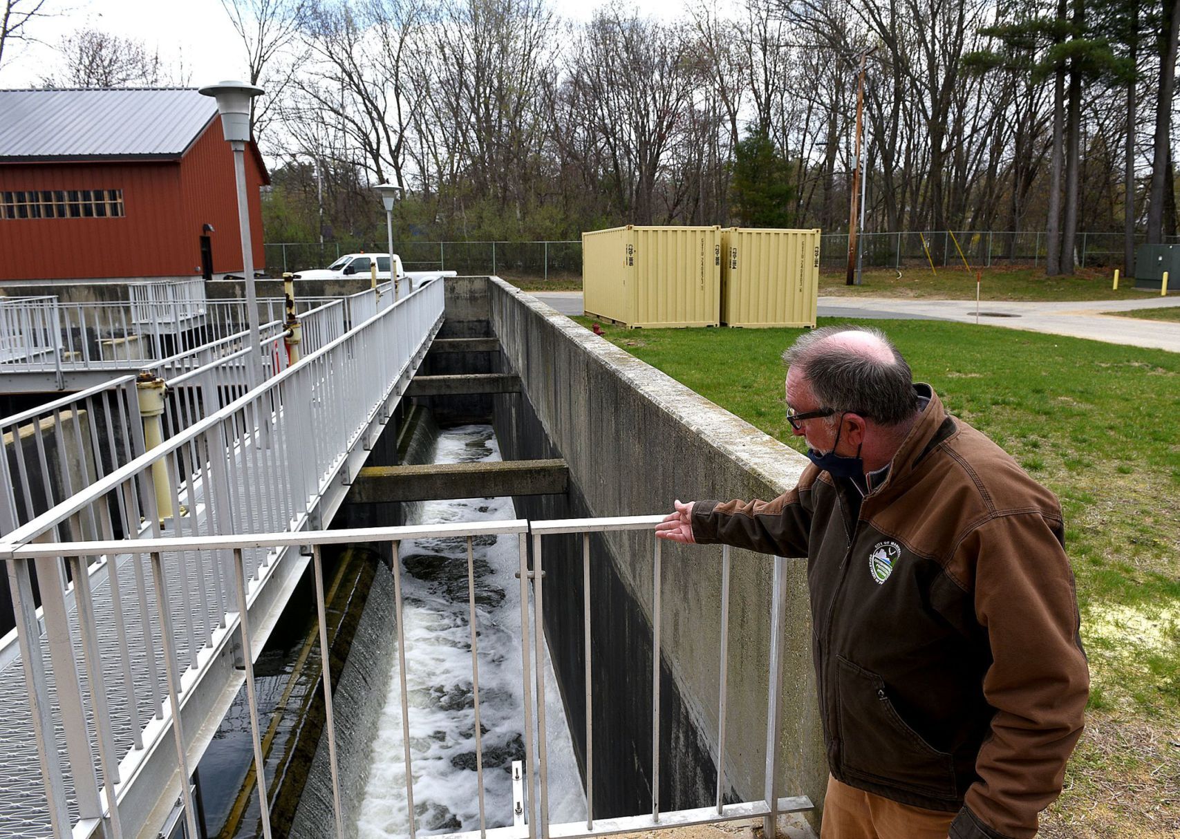 Clean water going back into Merrimack River